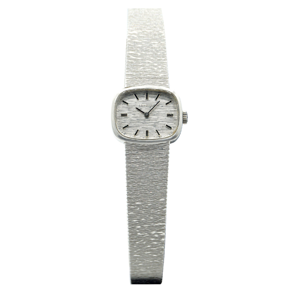 Longines Vintage 9ct White Gold - Watch Square